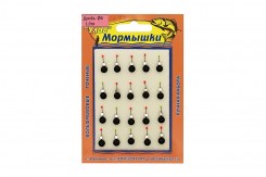 Мормышка  "Вольфрам" ДРОБЬ Ø6-1.9гр цвет.1671 уп.20шт