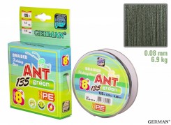 Плетенка ANT Green 8-PE 135m 0.08мм