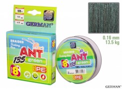 Плетенка ANT Green 8-PE 135m 0.16мм