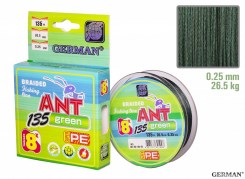 Плетенка ANT Green 8-PE 135m 0.25мм