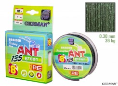 Плетенка ANT Green 8-PE 135m 0.30мм